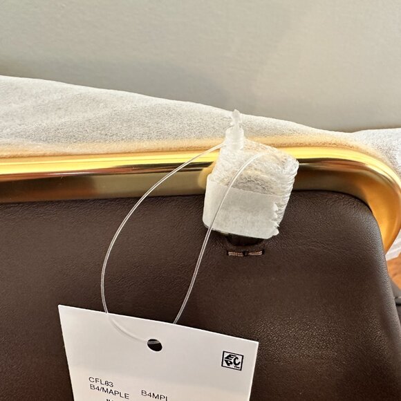 NWT Coach Runway Kisslock Frame Bag 30 in Maple - Picture 5 of 13